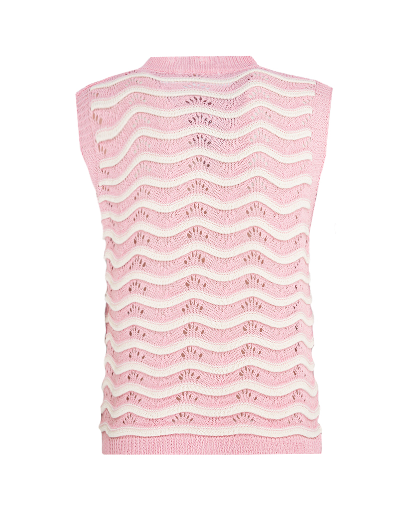 Set Strick: Polunder und Hose mit Streifen