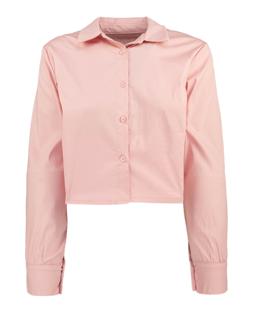 Cropped Hemd aus Baumwolle Cropped Hemd aus Baumwolle