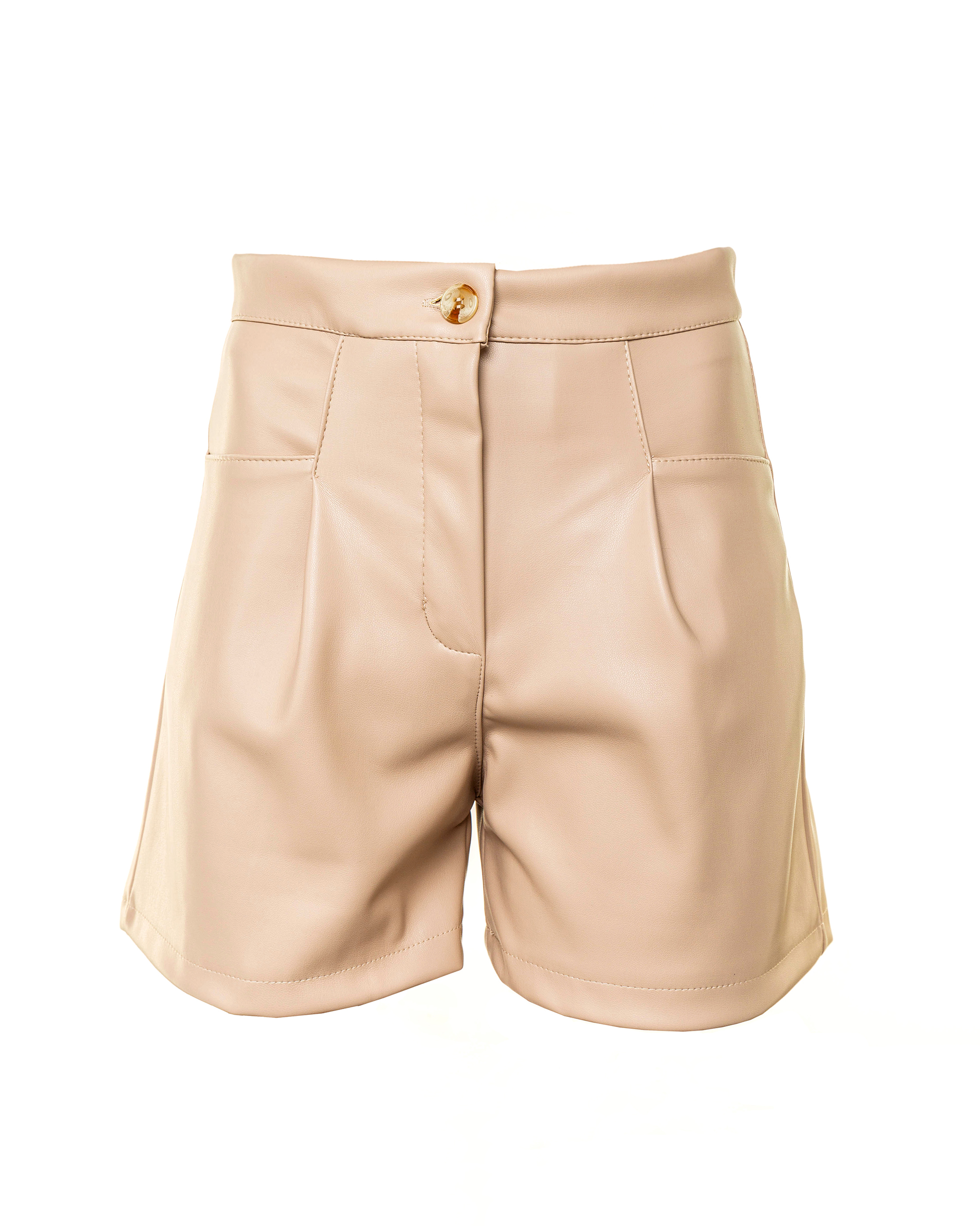 Leder-Short mit Taschen Leder-Short mit Taschen