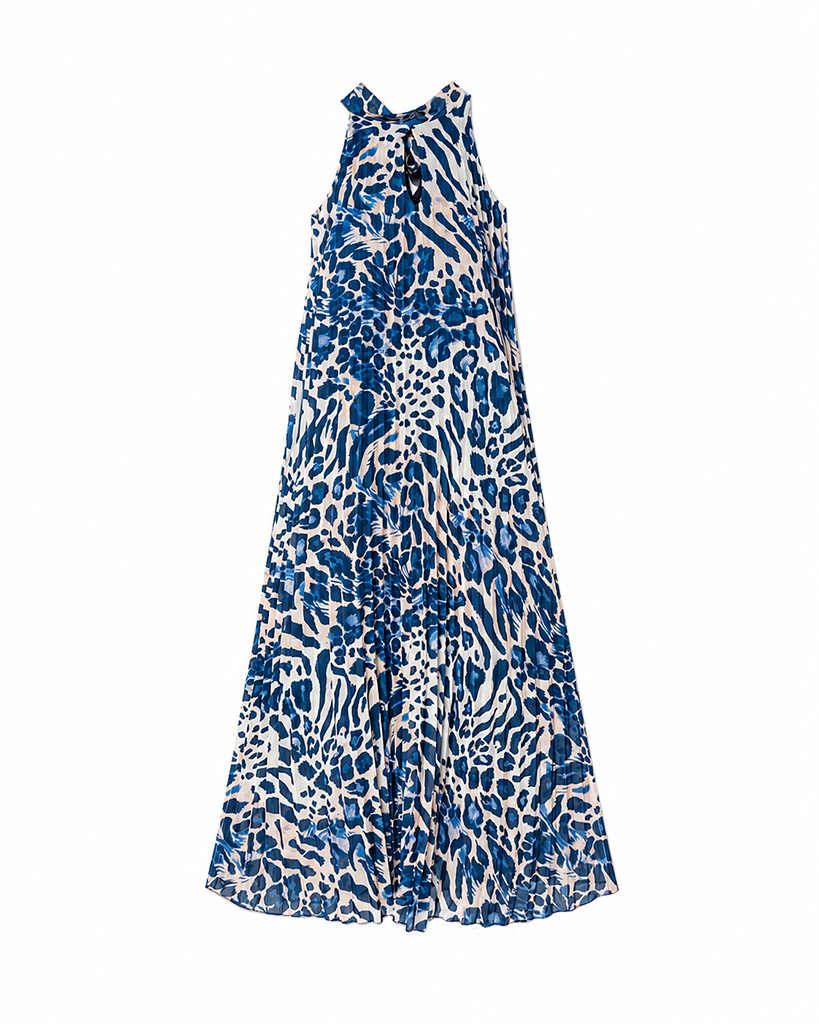 Baumwoll Kleid mit Schleife, ärmelloses Tankkleid, Leinenoptik Maxikleid, sommerliches Basic Kleid, Strandkleid