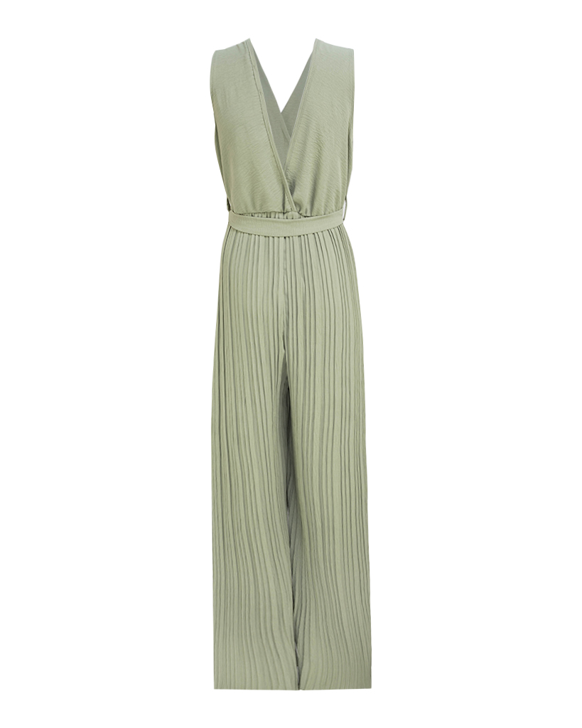Jumpsuit mit Plissee-Bein, ohne Ärmel Jumpsuit mit Plissee-Bein, ohne Ärmel