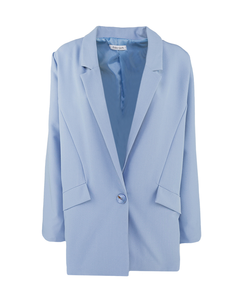 Ava Anzug Blazer mit Asymmetrischen Taschen
