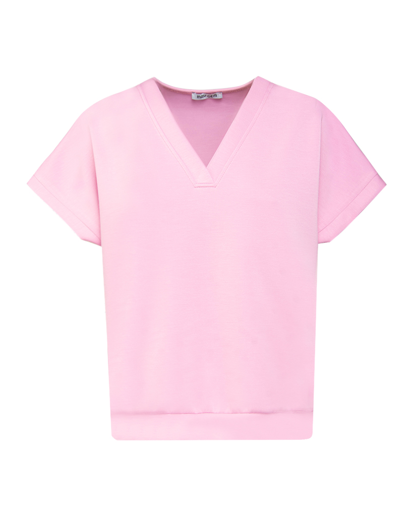 Soft Jersey T-Shirt V-Ausschnitt Soft Jersey T-Shirt V-Ausschnitt