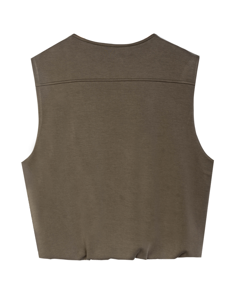 Soft Jersey Weste mit Leo innenfutter Soft Jersey Weste mit Leo innenfutter