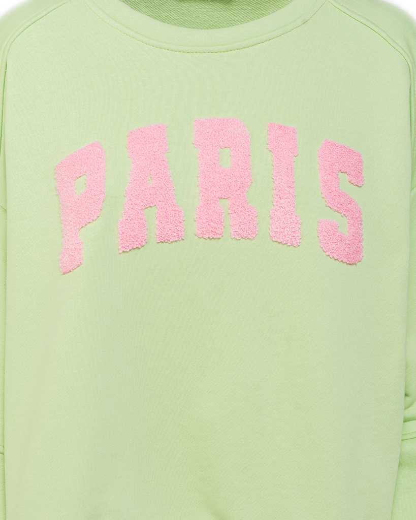 Sweatshirt "PARIS" Stickerei Sweatshirt "PARIS" Stickerei