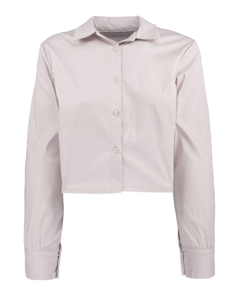 Cropped Hemd aus Baumwolle Cropped Hemd aus Baumwolle