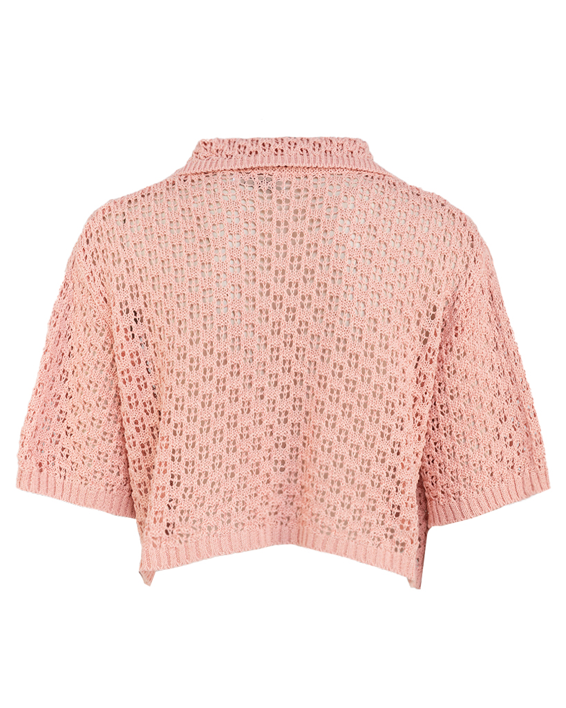 Set: Crop-Shirt mit Rock aus Strick Set: Crop-Shirt mit Rock aus Strick