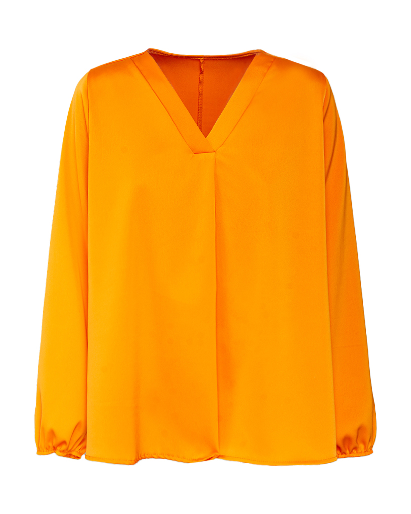 Bluse mit V-Ausschnitt