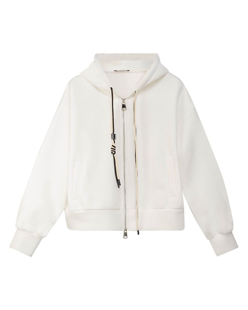 Baumwolle Jacke mit Kapuze