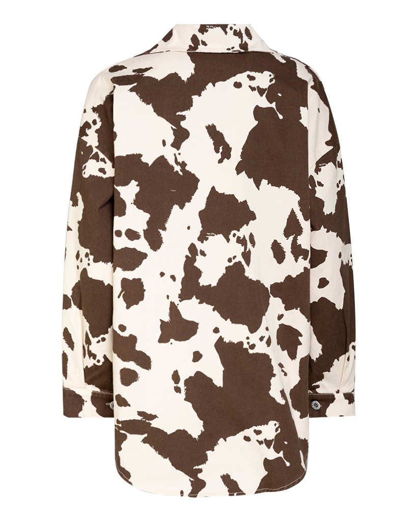 Kuh Print Jacke Kuh Print Jacke