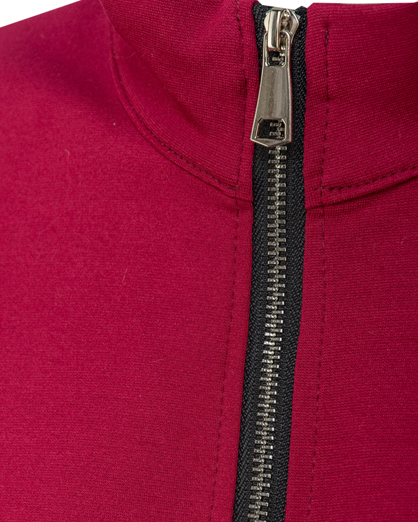 Trainingsjacke mit Reißverschluss und Streifen Trainingsjacke mit Reißverschluss und Streifen