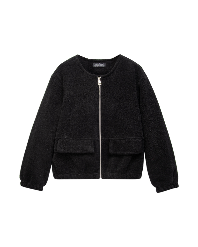 Filz Jacke mit Reißverschluss