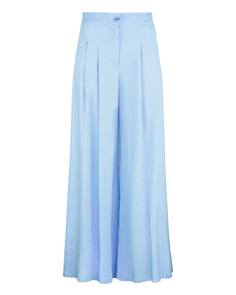 Leinen-Hose mit weitem Bein Leinen-Hose mit weitem Bein