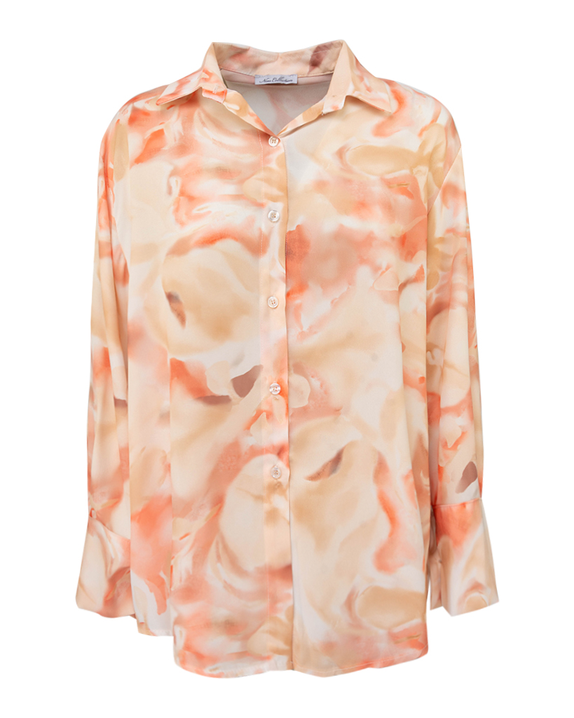 Bluse mit Aquarell Print Bluse mit Aquarell Print