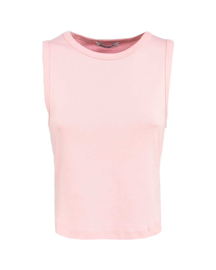 Basic Crop-Top mit breiten Trägern Basic Crop-Top mit breiten Trägern