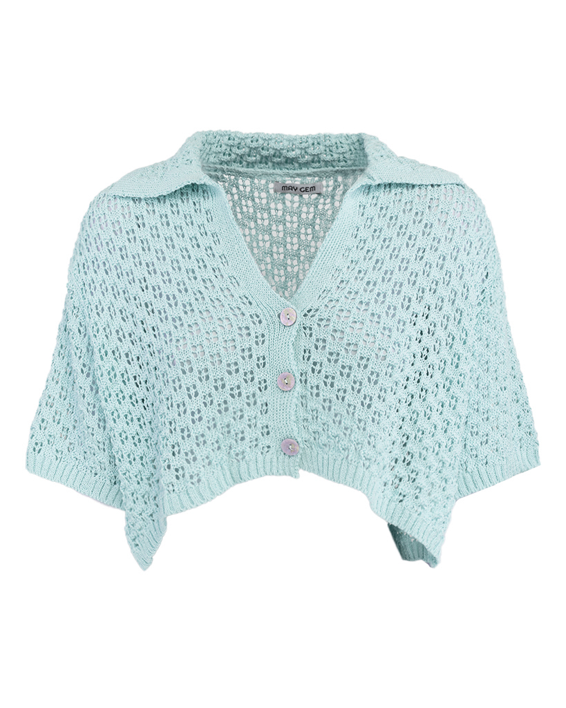 Set: Crop-Shirt mit Rock aus Strick Set: Crop-Shirt mit Rock aus Strick