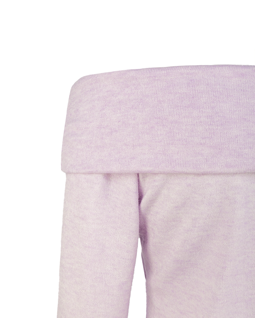 Adriana Feinstrick Shirt mit Carmenausschnitt