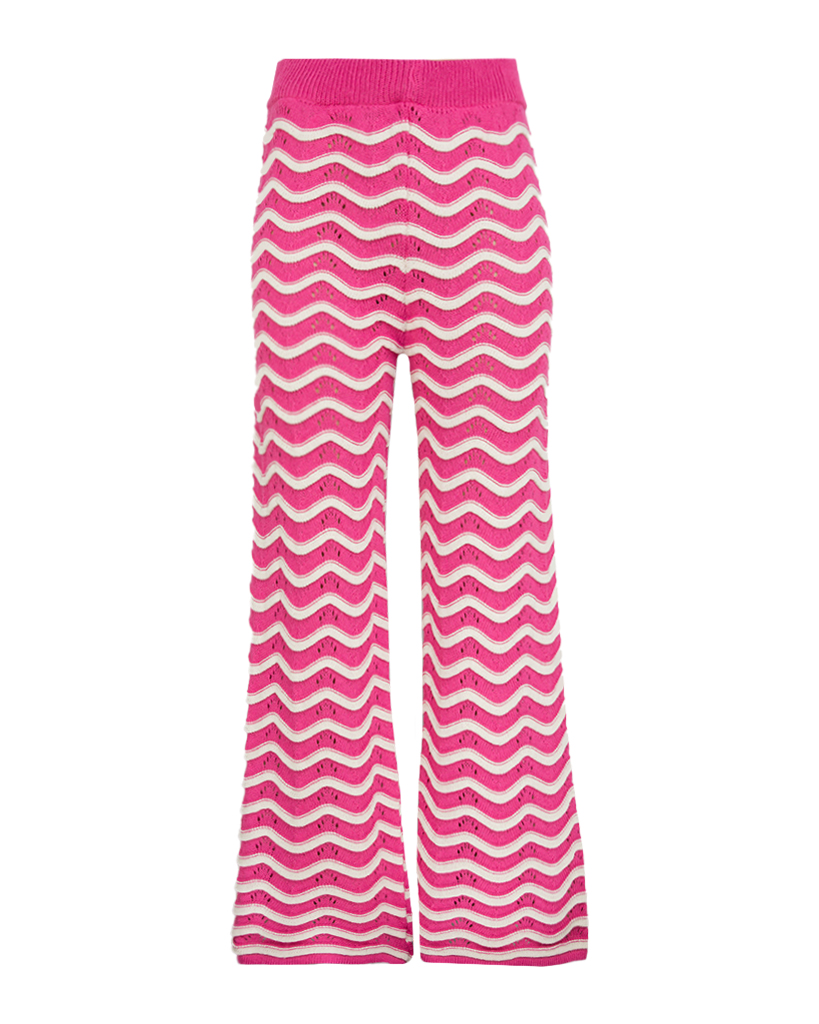 Set Strick: Polunder und Hose mit Streifen