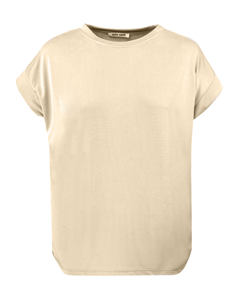 Soft-Jersey T-Shirt ohne Schulternaht