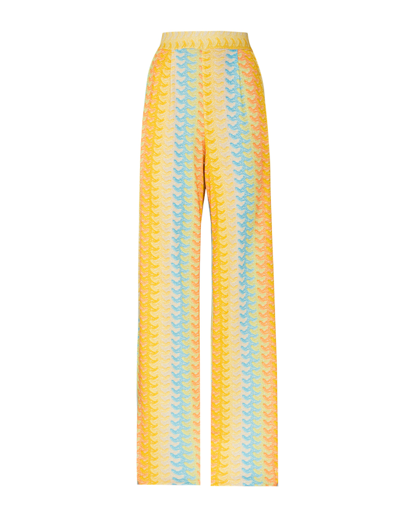 Feinstrick Hose mit Lurex Muster Feinstrick Hose mit Lurex Muster