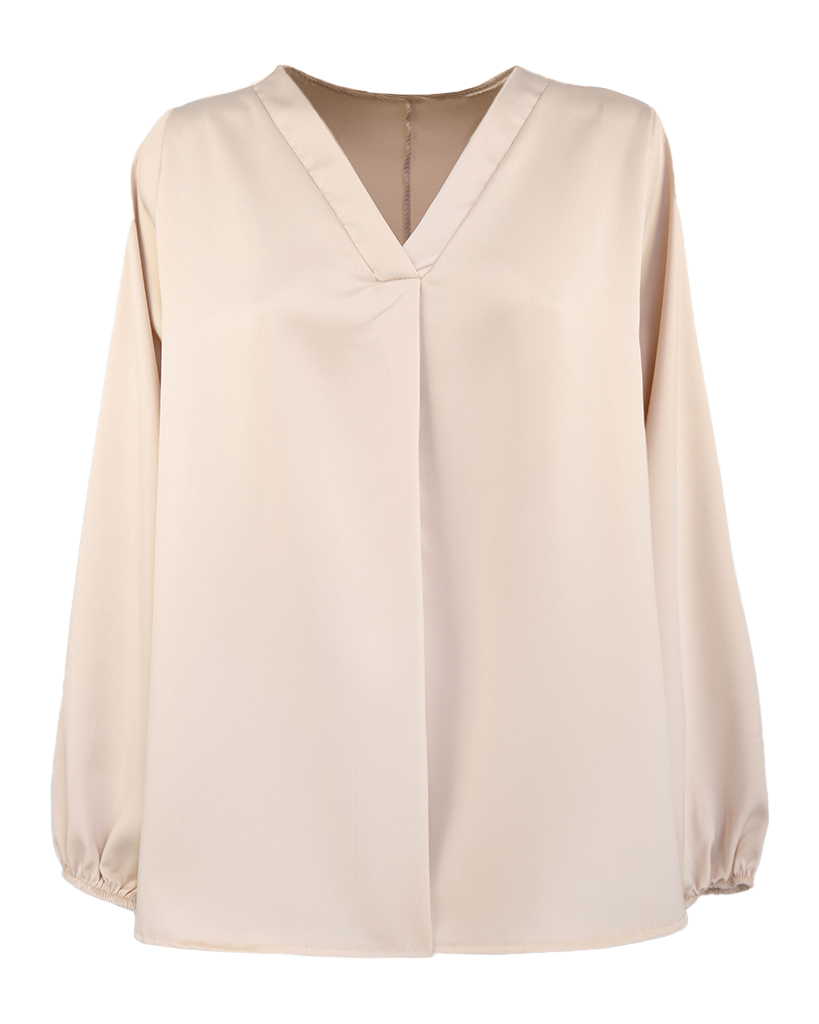 Bluse mit V-Ausschnitt Bluse mit V-Ausschnitt