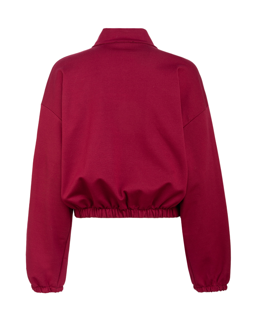 Trainingsjacke mit Reißverschluss und Streifen Trainingsjacke mit Reißverschluss und Streifen