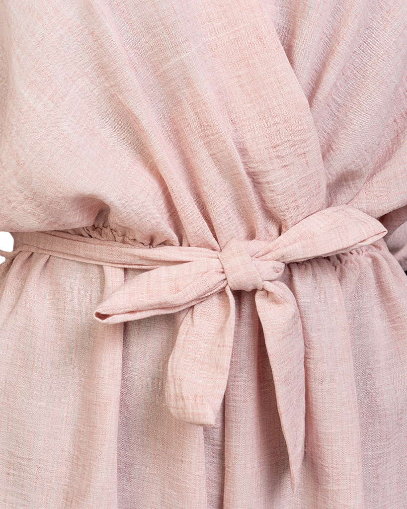 Leine optic Crossover-Jumpsuit mit V-Ausschnitt