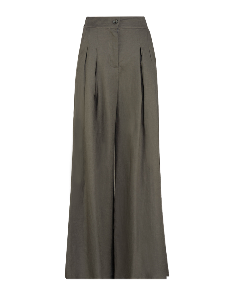 Leinen-Hose mit weitem Bein Leinen-Hose mit weitem Bein