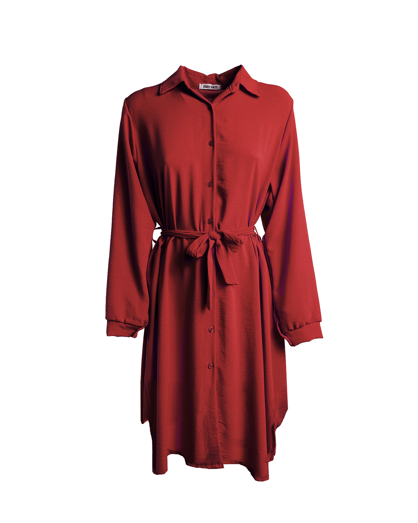 Hailey kurzes Hemdblusenkleid langarm Hailey kurzes Hemdblusenkleid langarm