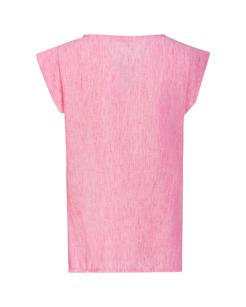 Set Leinen: Bluse mit Schleife und Hose Set Leinen: Bluse mit Schleife und Hose