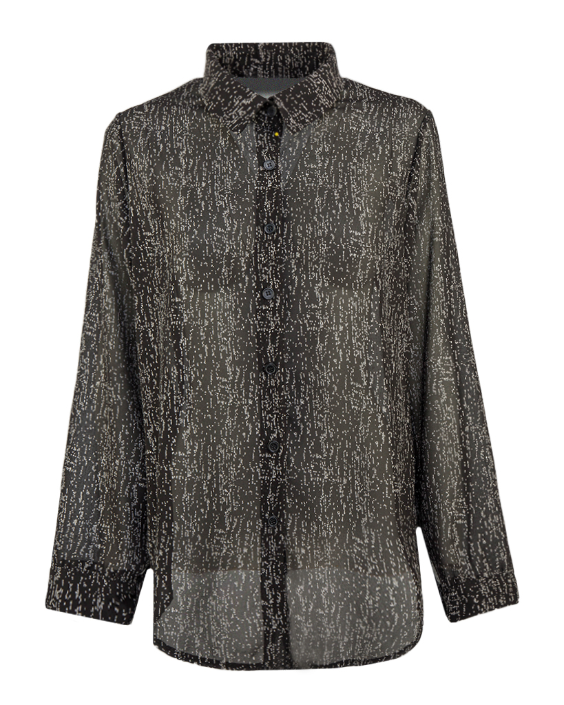 klassische Bluse mit Sprenkel-Muster klassische Bluse mit Sprenkel-Muster