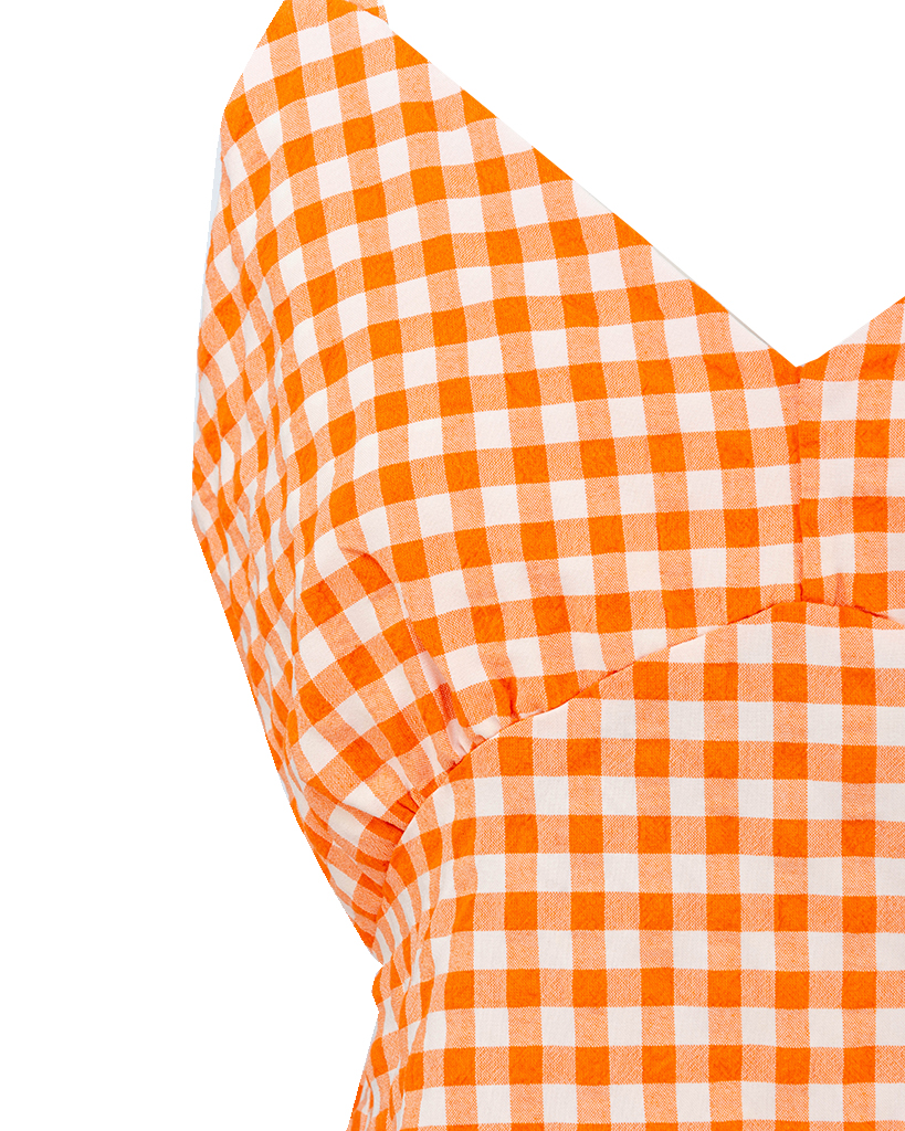 Top mit Karo-Muster und schmalen Trägen Top mit Karo-Muster und schmalen Trägen