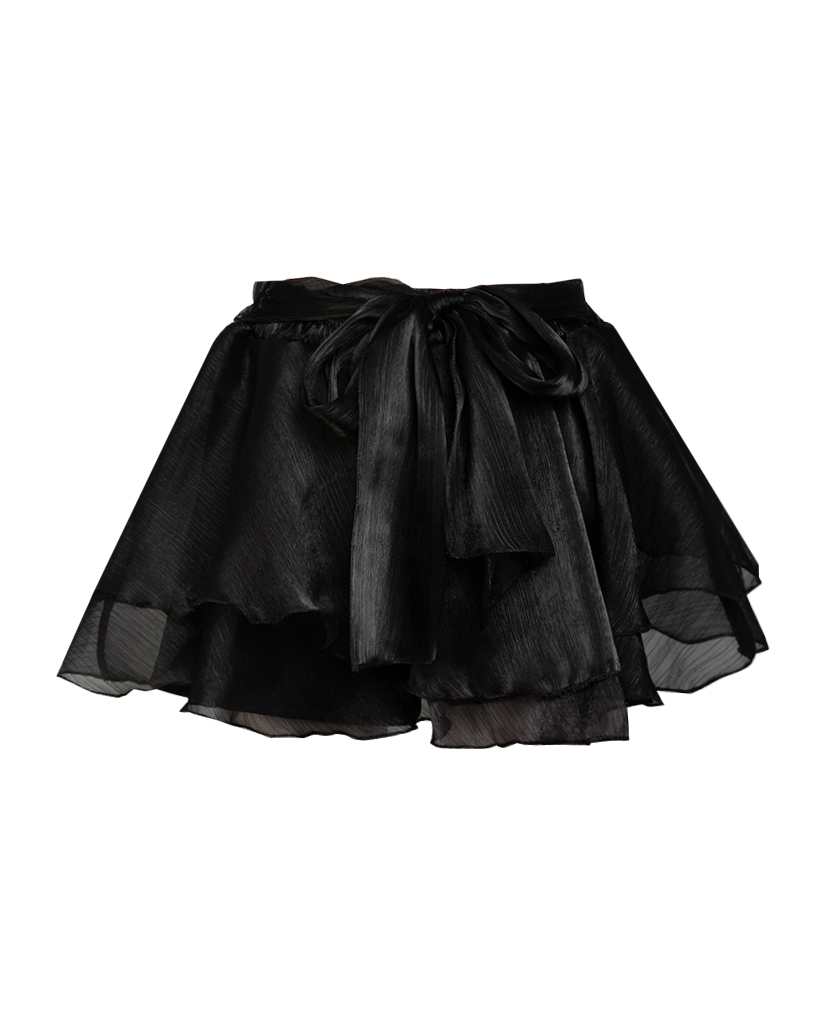 Skort Organza mit Schleife Skort Organza mit Schleife