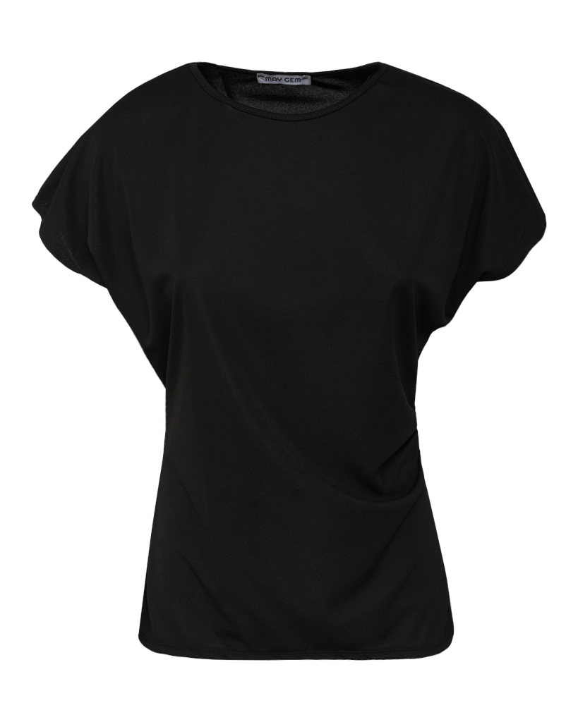 Shirt mit Raffung seitlich Shirt mit Raffung seitlich