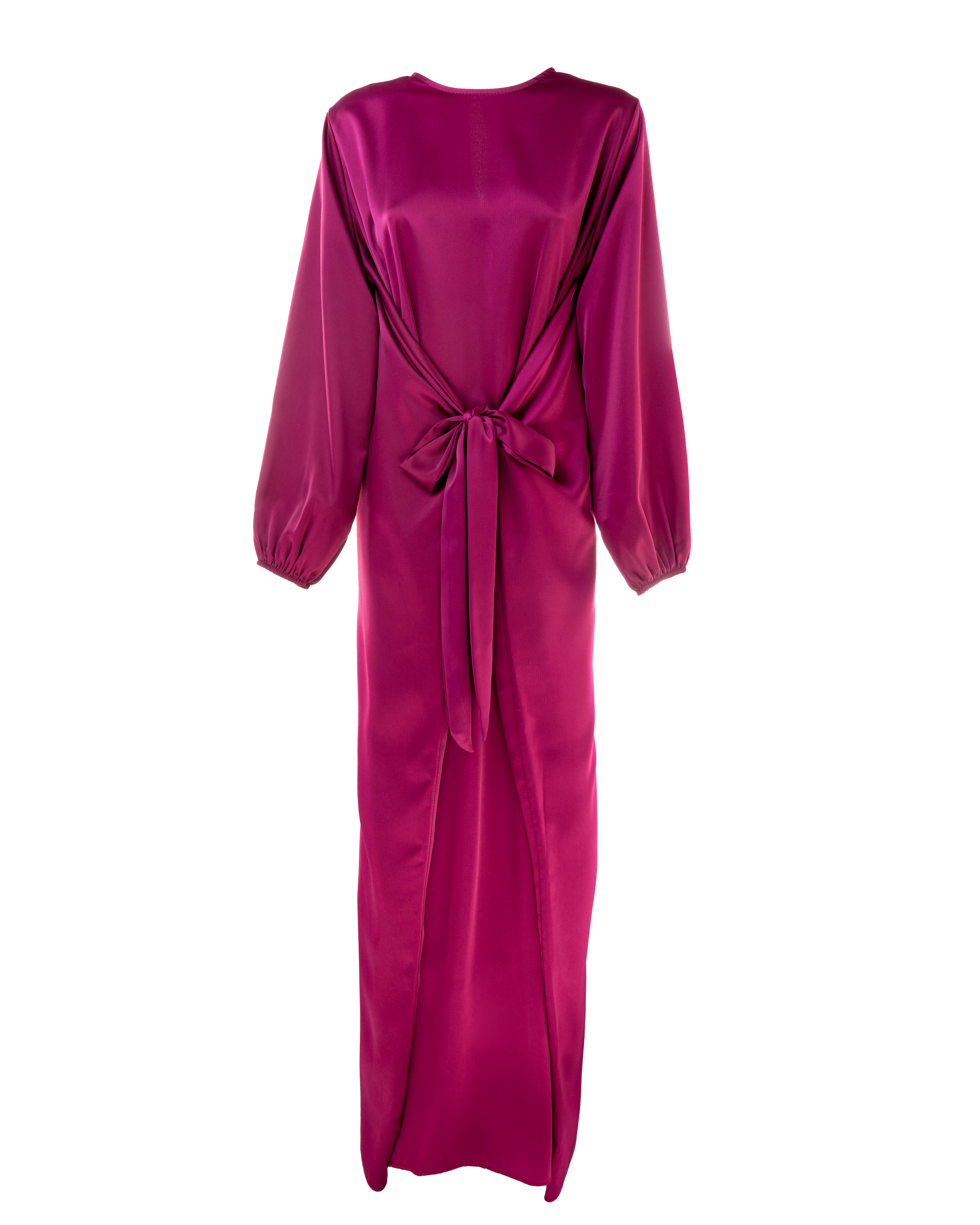 Satin Kleid zum Wickeln Satin Kleid zum Wickeln