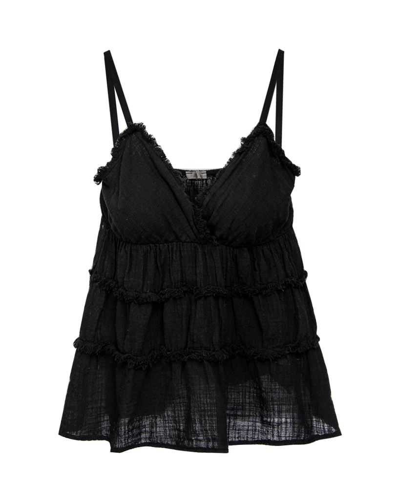 Stufen Strand Baumwolle Top 