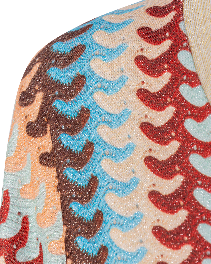 Bunte Cardigans mit Lyrex