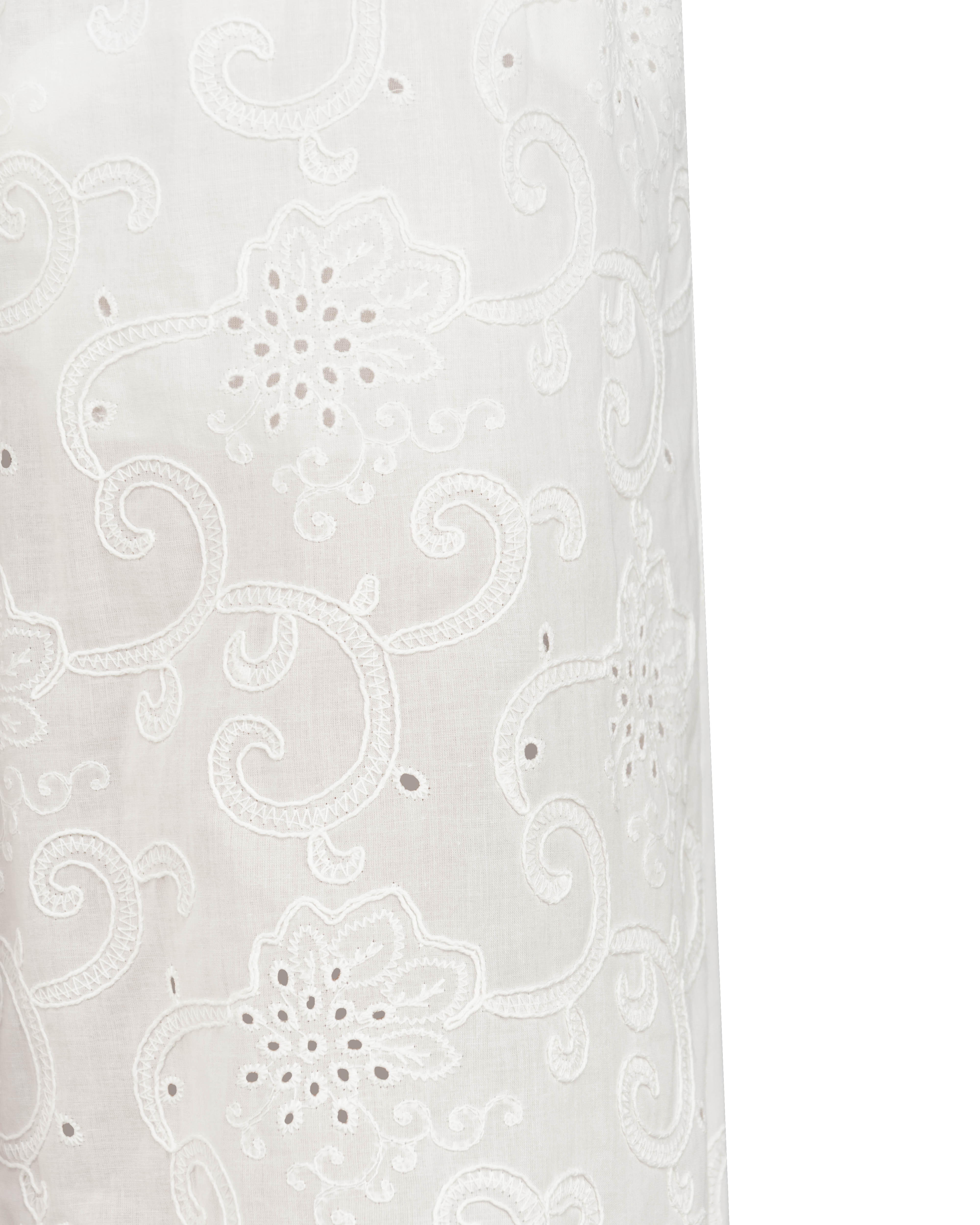 Lochstrickmuster Hose mit elastischem Bund und Taschen