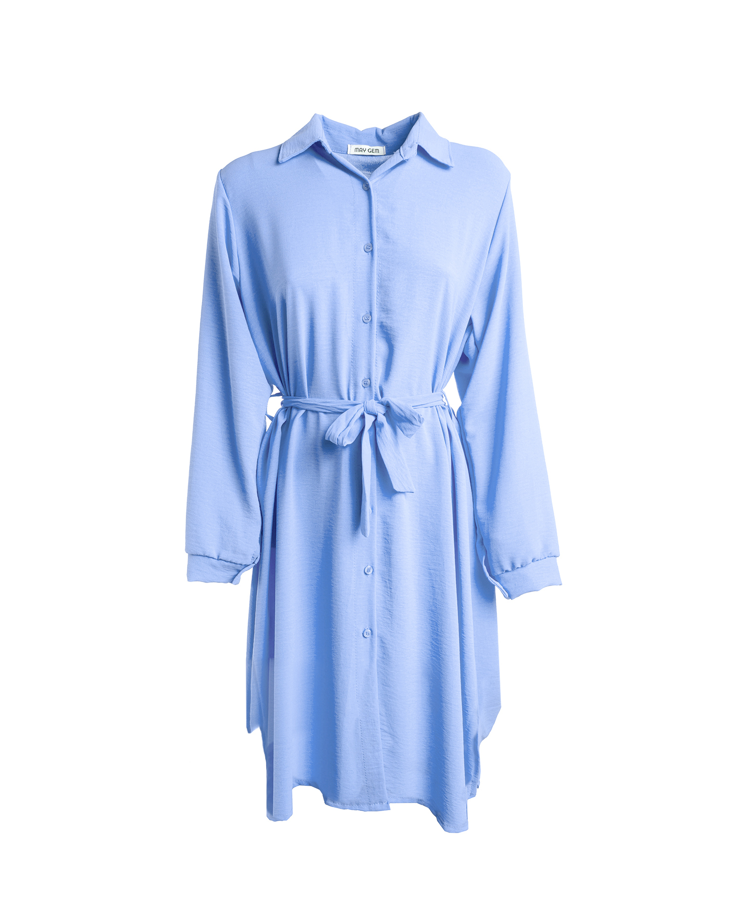 Hailey kurzes Hemdblusenkleid langarm Hailey kurzes Hemdblusenkleid langarm