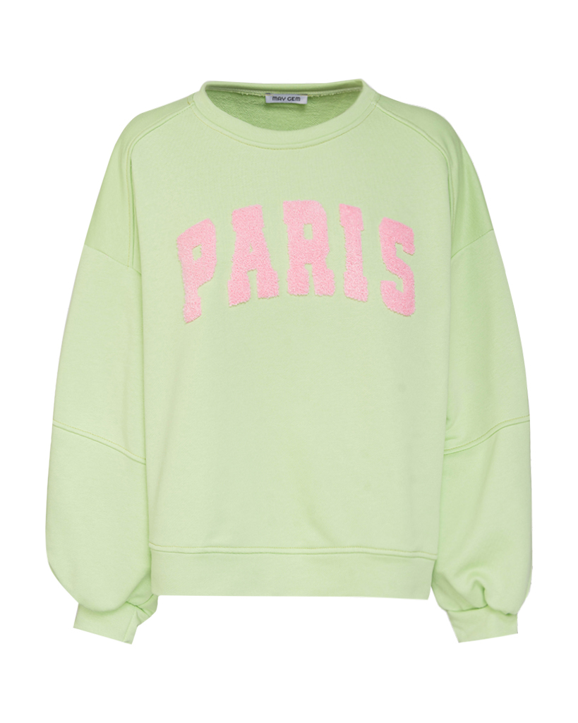 Sweatshirt "PARIS" Stickerei Sweatshirt "PARIS" Stickerei