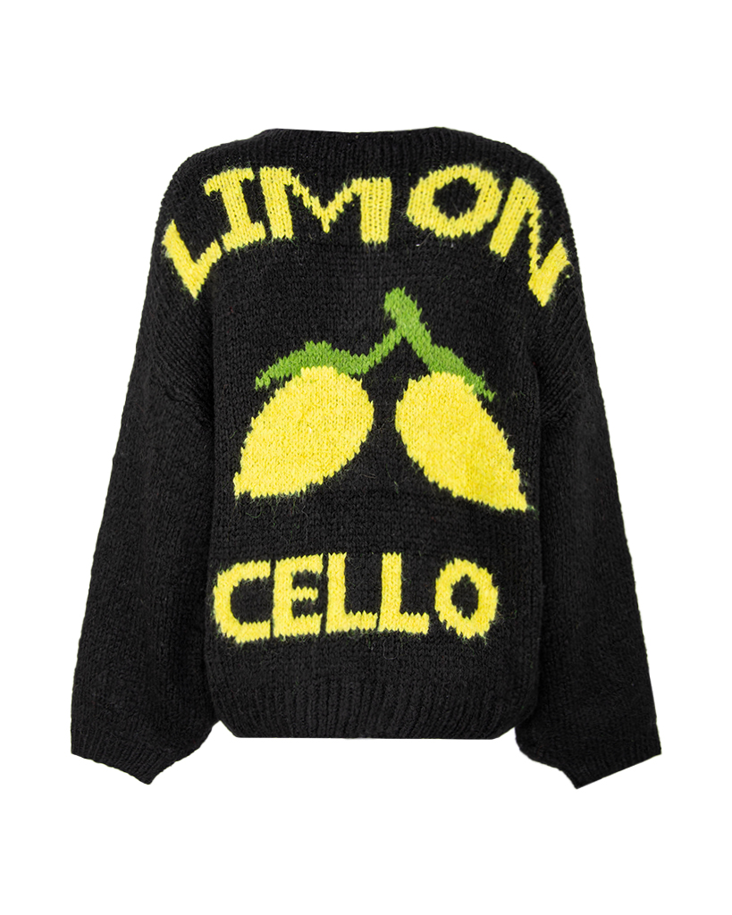 Strick Jacke Zitronen "LIMONCELLO"