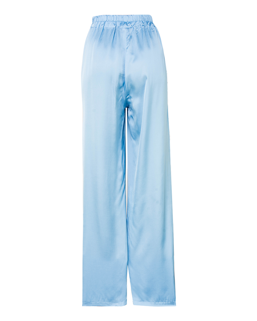 Satin Hose mit Schnürung