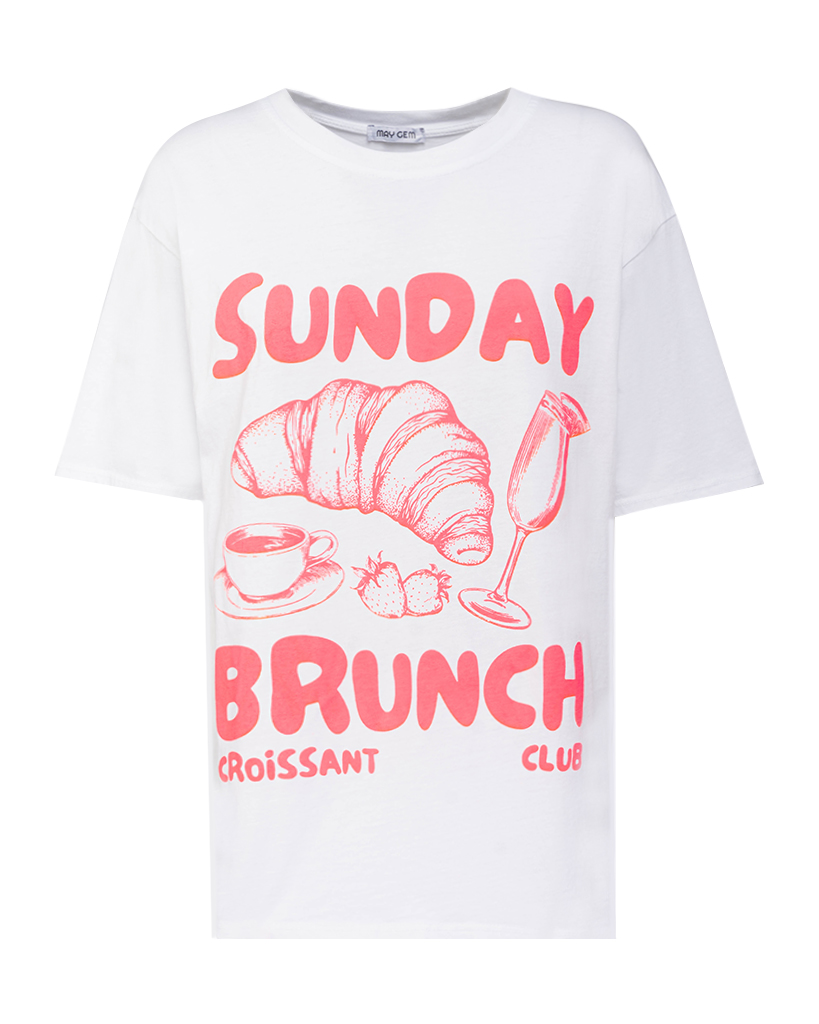 T-Shirt "SUNDAY BRUNCH - Croissant" T-Shirt "SUNDAY BRUNCH - Croissant"