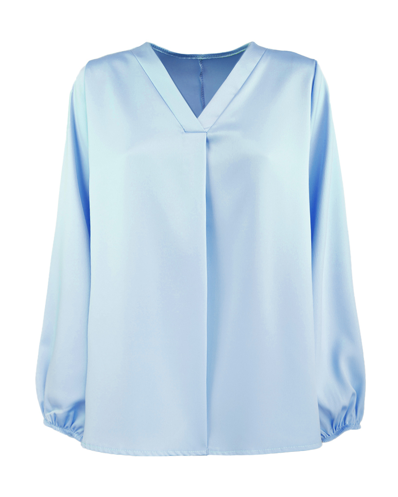 Bluse mit V-Ausschnitt
