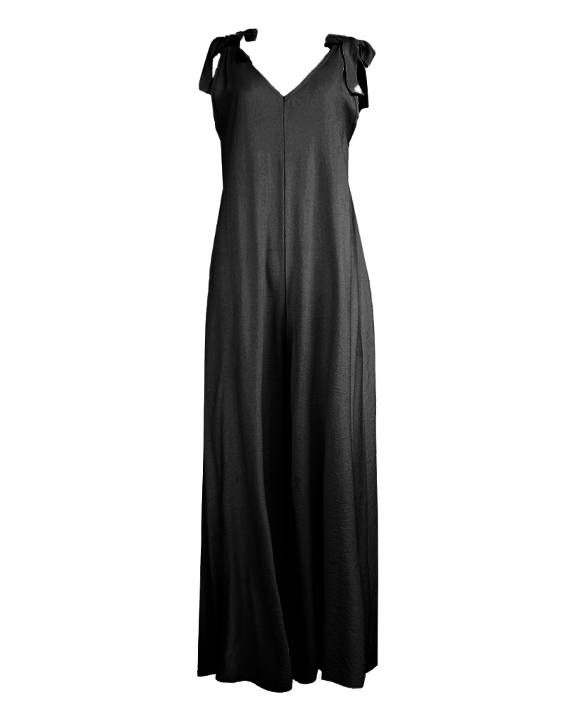 Oversize Jumpsuit mit Schulter-Schnürung Oversize Jumpsuit mit Schulter-Schnürung