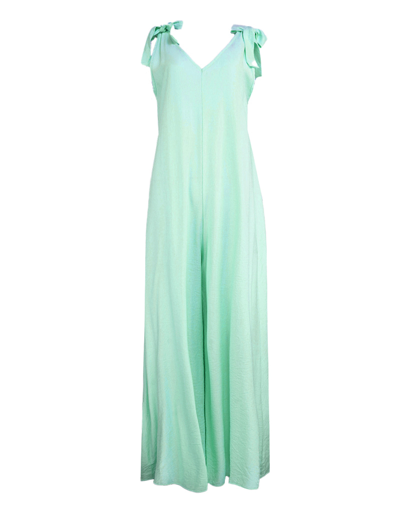 Oversize Jumpsuit mit Schulter-Schnürung Oversize Jumpsuit mit Schulter-Schnürung