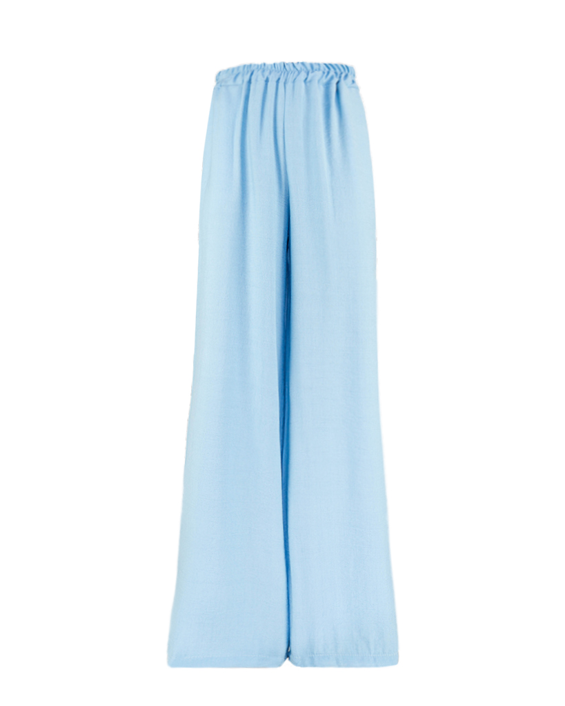 Viskose Hose mit Gummibund und Taschen Viskose Hose mit Gummibund und Taschen