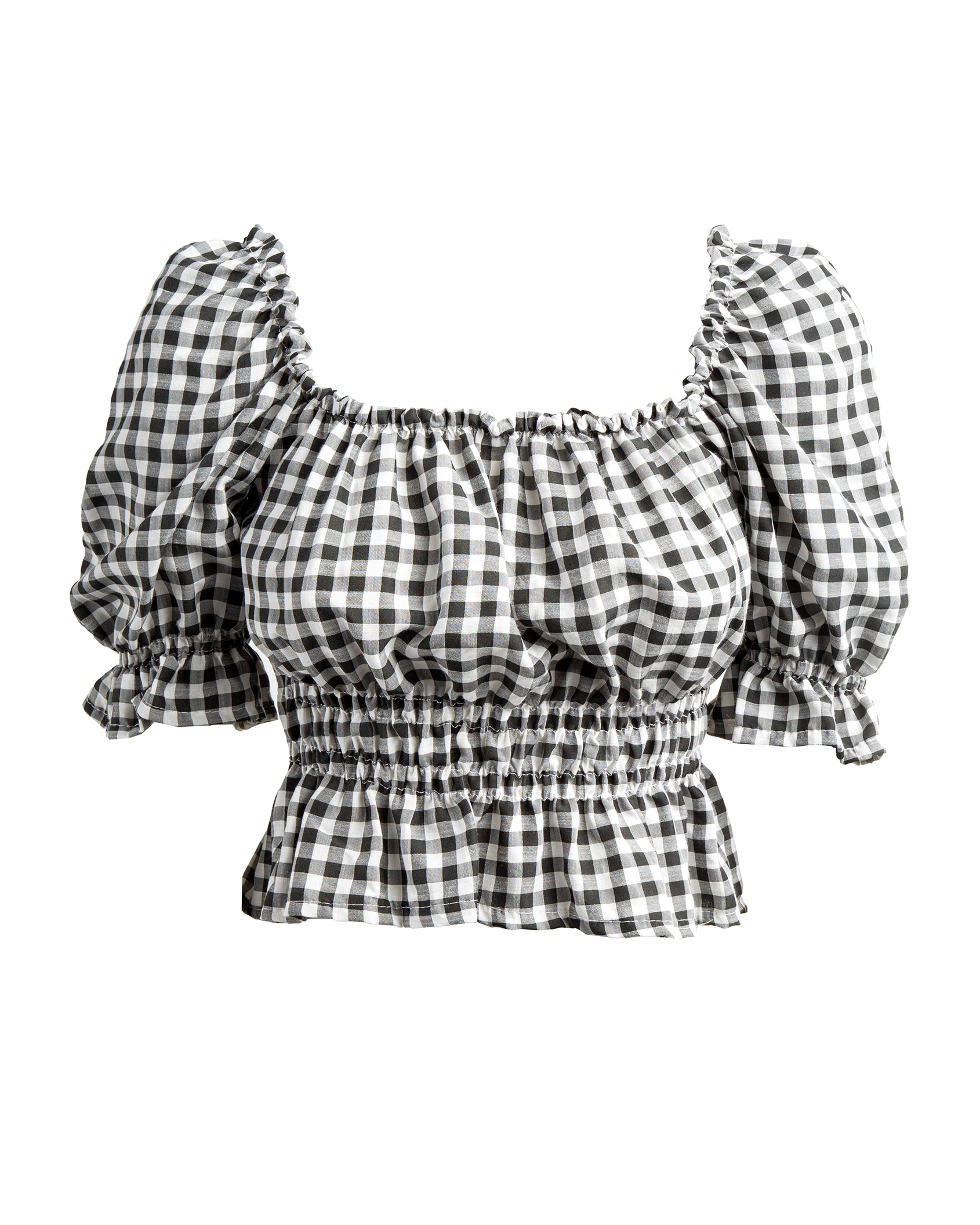 kurze Karo-Bluse kurze Karo-Bluse
