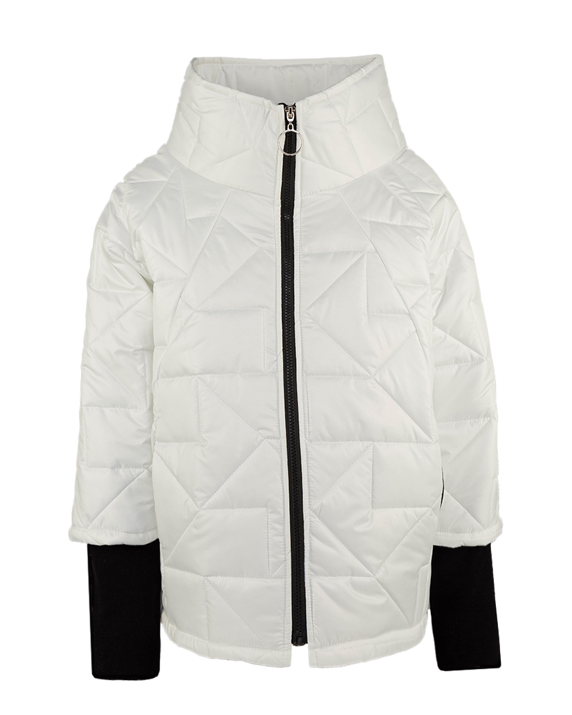 Steppjacke mit weitem Kragen Steppjacke mit weitem Kragen