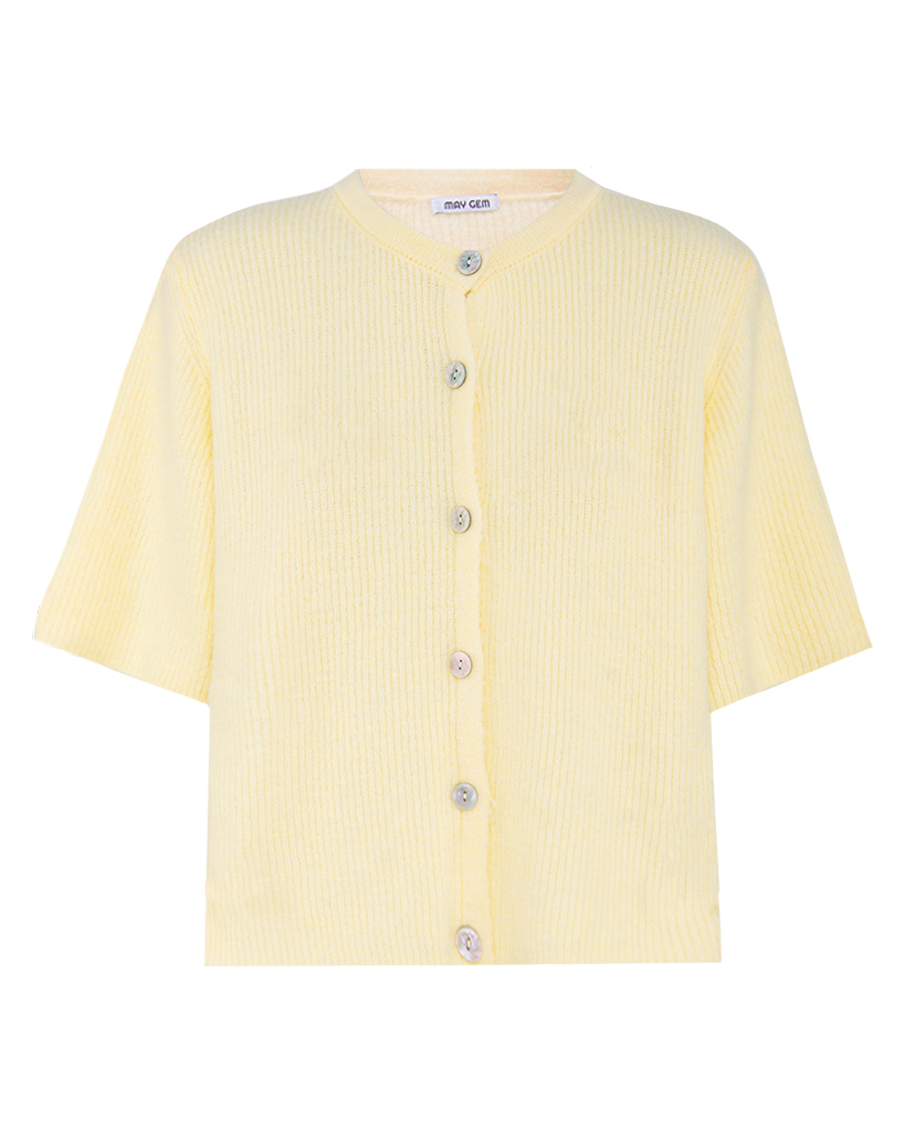 Strickjacke mit Knopfleiste 